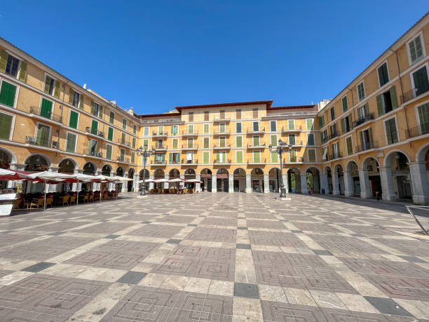 istock Typical city square in Palma Majorca 1469902419