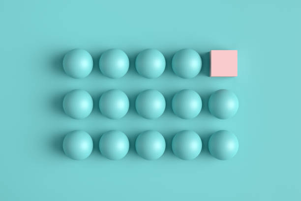 istock Individuality, uniqueness, difference, leadership and standing out from the crowd concepts. 1469903719
