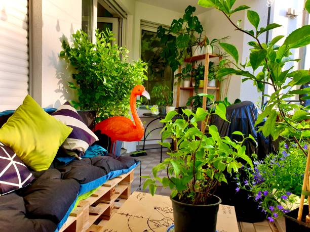 Green city balcony