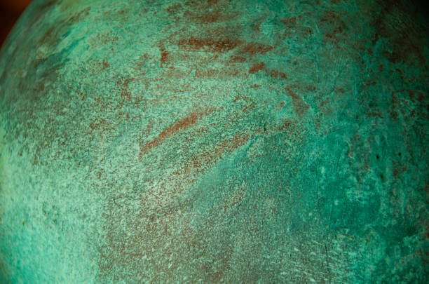 Rusty patina copper texture or background.
