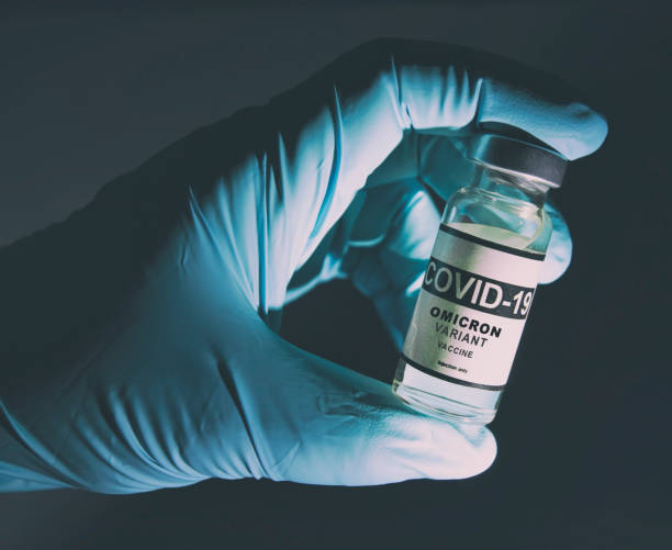 istock Covid-19 Omicron (B.1.1.529) Variant vaccine on the white background 1469912382