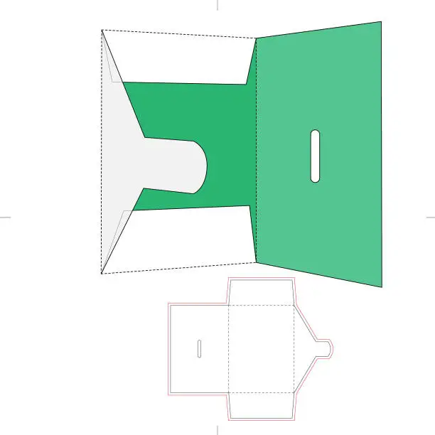 Vector illustration of Custom File Folders