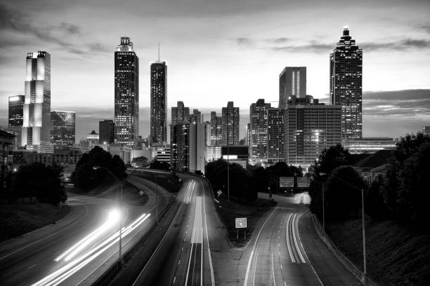 istock Atlanta Skyline at Sunset. 1469915040