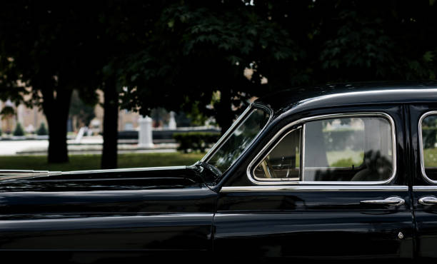 istock classic retro car. vintage auto. 1469915310