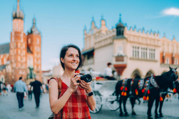 Solo traveller exploring Europe