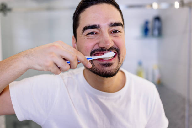 istock Taking care of my teeth 1469922573