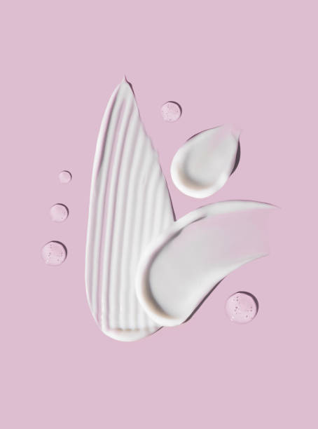 istock cosmetic smears cream texture on pink background 1469941272