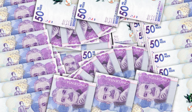 istock Colombia Pesos COP banknotes in a fan mosaic pattern 3d illustration 1469944059