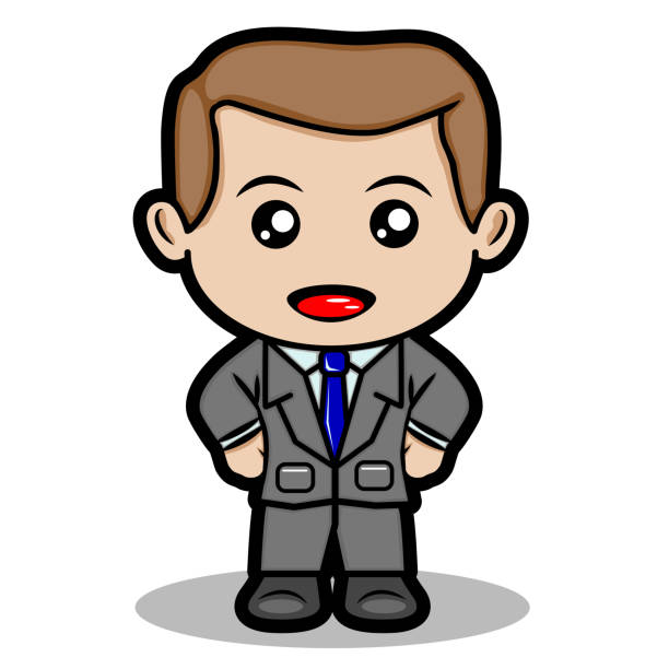 little businessman illustration vector illustration vector art illustration