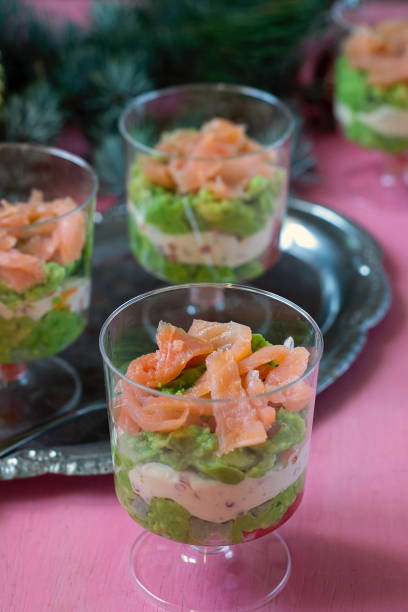 istock Avocado verrines with smoked salmon and cream cheese 1469947027