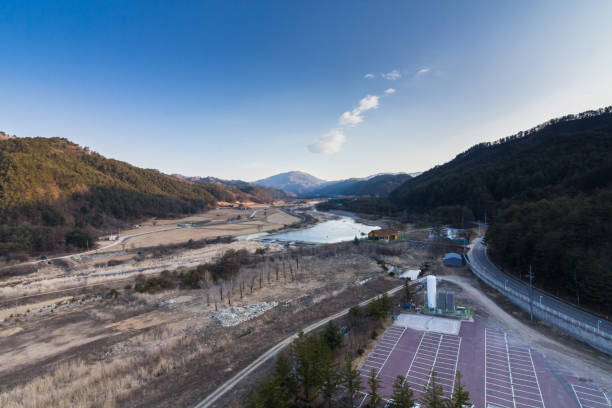 istock Beautiful landscape in Pyeongchang 1469948928