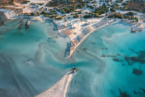 Elafonissi Beach, Crete - fotografia de stock