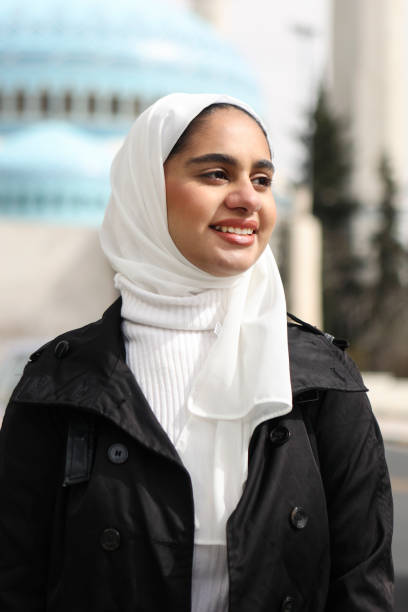 istock Arab woman with a hijab 1469950562