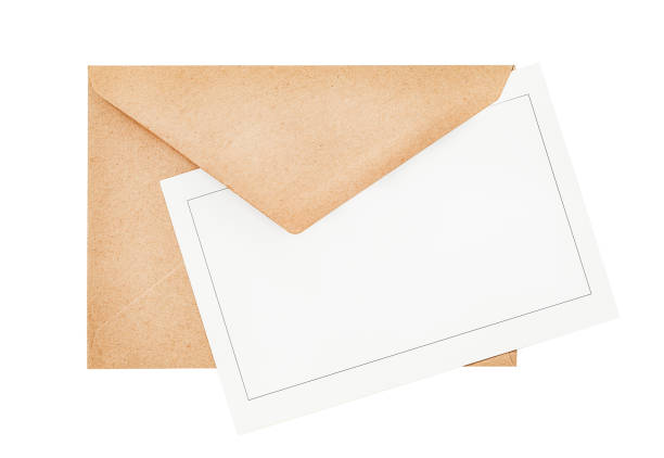 istock an open envelope with a white greeting card is highlighted on a white background 1469958296
