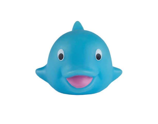 istock Front view of blue rubber whale 1469958643
