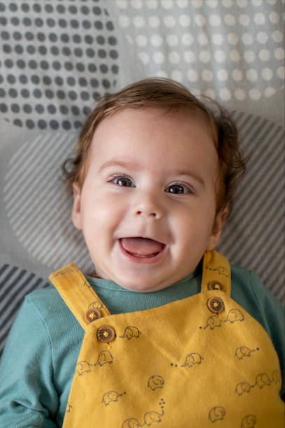 istock Cute smiling baby boy portrait 1469960947