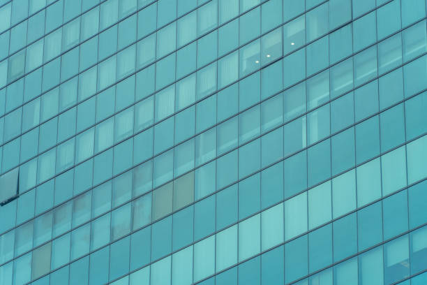 istock Aqua office building glass window 1469965149