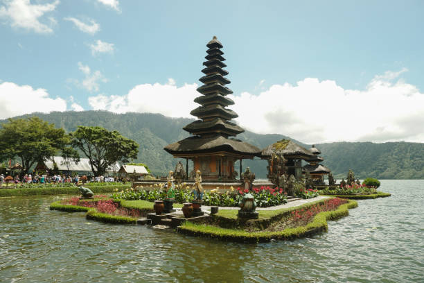 istock A beautiful temple surrounded by the serene Bedugul Lake, Bali 1469967206