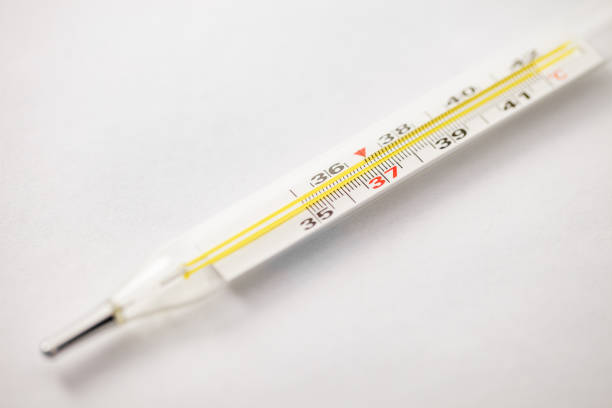 Thermometer isolated on white