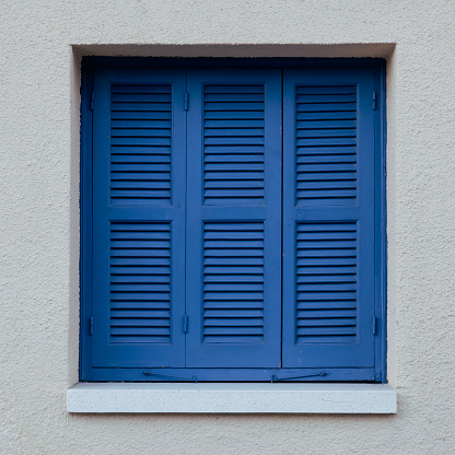 traditional old wooden shutters