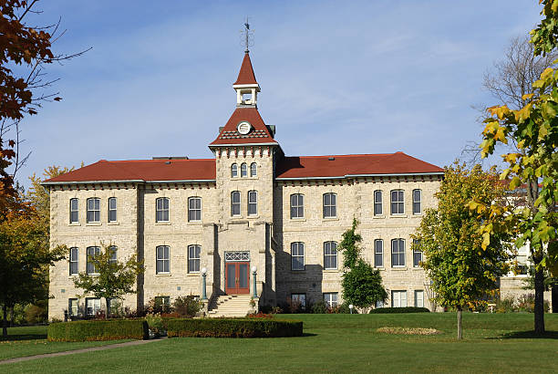 istock Old stone school/hospital 146998768