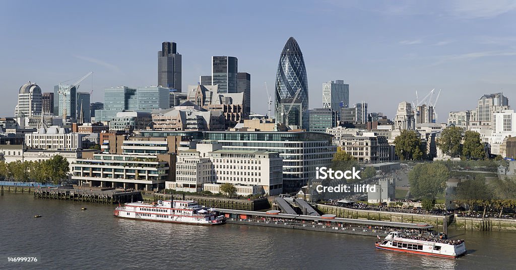 De la ville de Londres sur la Tamise - Photo de Affaires libre de droits