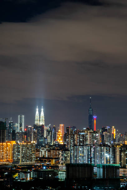 Night view of KL urban scape