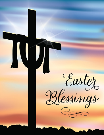 Elegant Easter holiday templates or greeting cards.