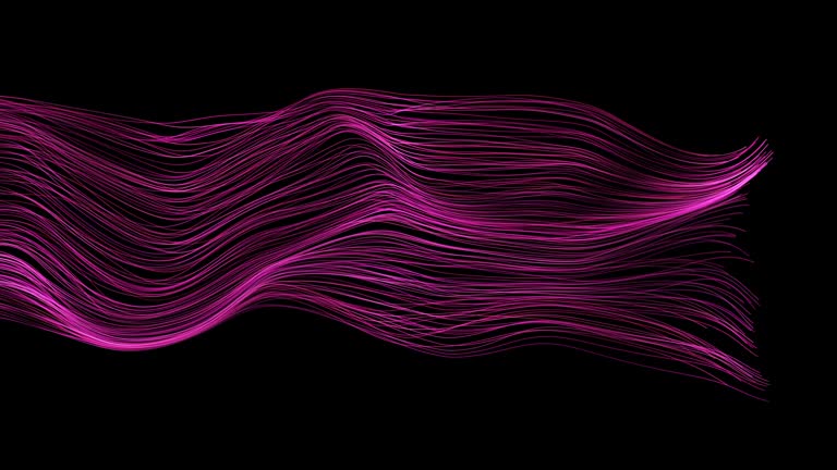 Abstract Wave Lines (loop 4k)