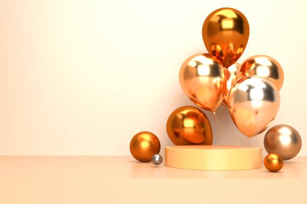 istock birthday stage balloon decoration 3d luxury 1469999757