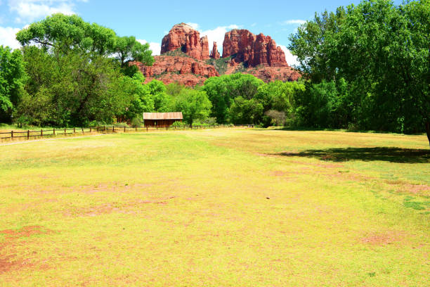 Old abandoned building at Cathedral Rock Sedona Arizona