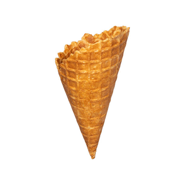 istock Ice cream cone isolated on white background. Food. 1470003458