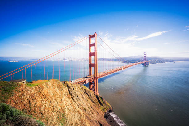 istock Looking towards San Francisco across the Golden Gate Bridge 1470010488