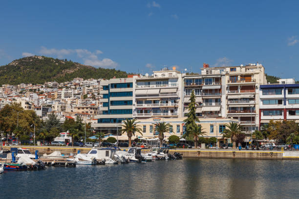 istock KAVALA, GREECE - SEPTEMBER, 15, 2018: Seaside and harbour 1470011686