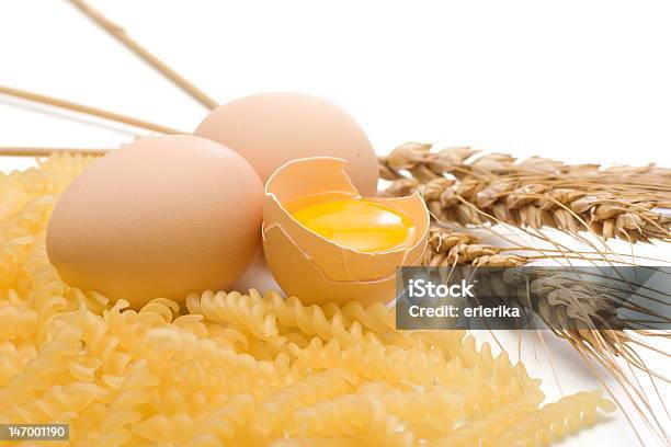 Ei Nudeln Und Weizen Stockfoto und mehr Bilder von Ausgedörrt - Ausgedörrt, Ei, Eigelb
