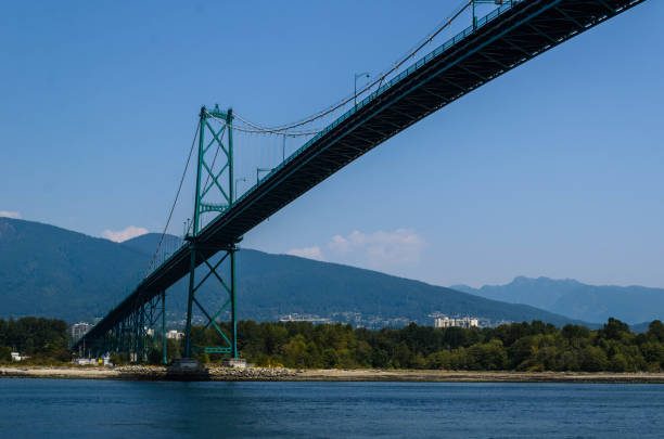 istock Low angle view of Lions Gate Bridge, Vancouver, British Columbia, Canada 1470012119