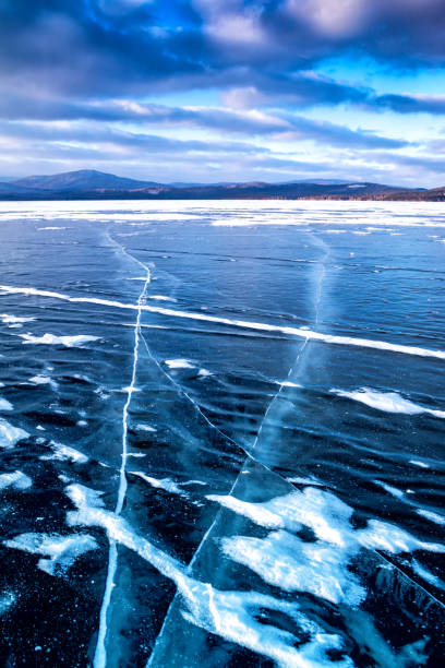 istock Ice on the lake on a winter day 1470012267