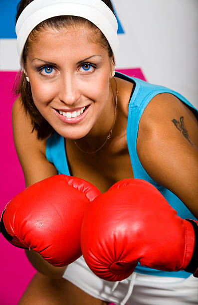 I like boxing! stock photo