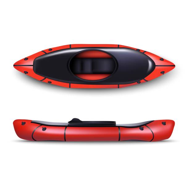 Red White Raft 50+ Rowing Team White Background Stock Illustrations, Royalty-Free ...