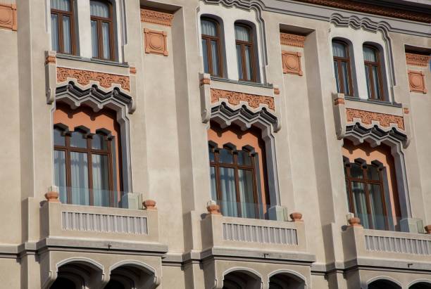 istock The facade of an old building in Constanta 1470012739