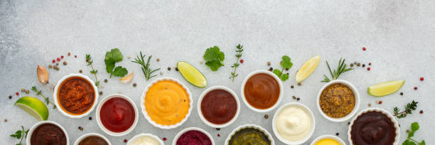 istock Different types of sauces in bowls 1470014241