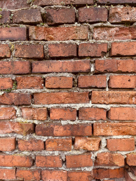 Old brick wall - background. Brick wall texture. stock photo