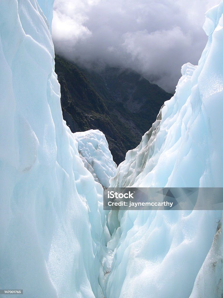 Glacier Crevasse - Photo de Alpes du sud de la Nouvelle-Zélande libre de droits
