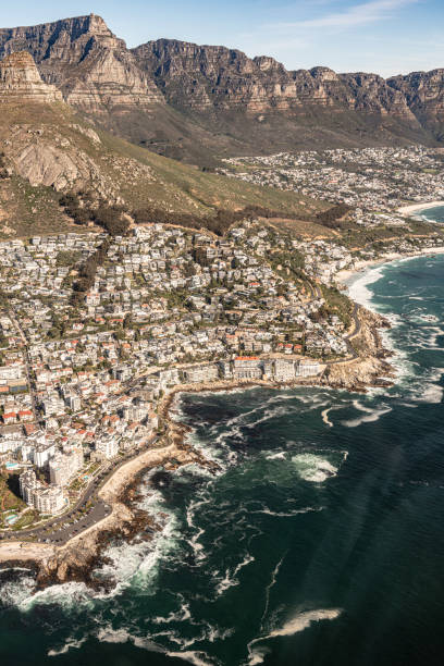 istock Twelve Apostles and Sea Point (Cape Town), view from helicopter 1470017788