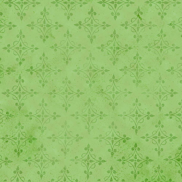 istock Vintage wall paper with modern color 147001896