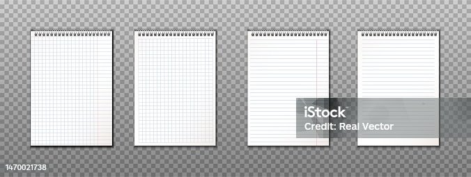 istock Paper sheets collection of A4 format. Isolated on transparent background. 1470021738