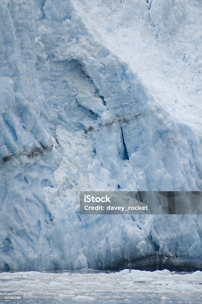 Ailiak アラスカの氷河 - ひびが入ったのロイヤリティフリーストックフォト