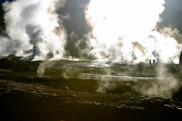 istock Visitors at El Tatio geysers, Chile. 1470025333