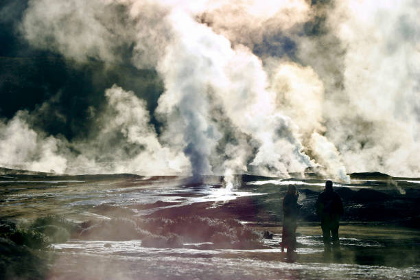 istock Visitors at El Tatio geysers, Chile. 1470025443