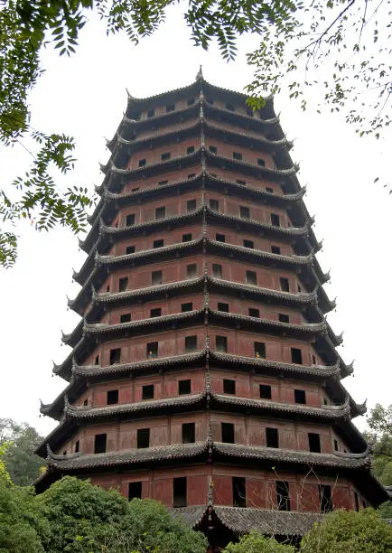 Photo of Six Harmonies Pagoda in Hangzhou, China